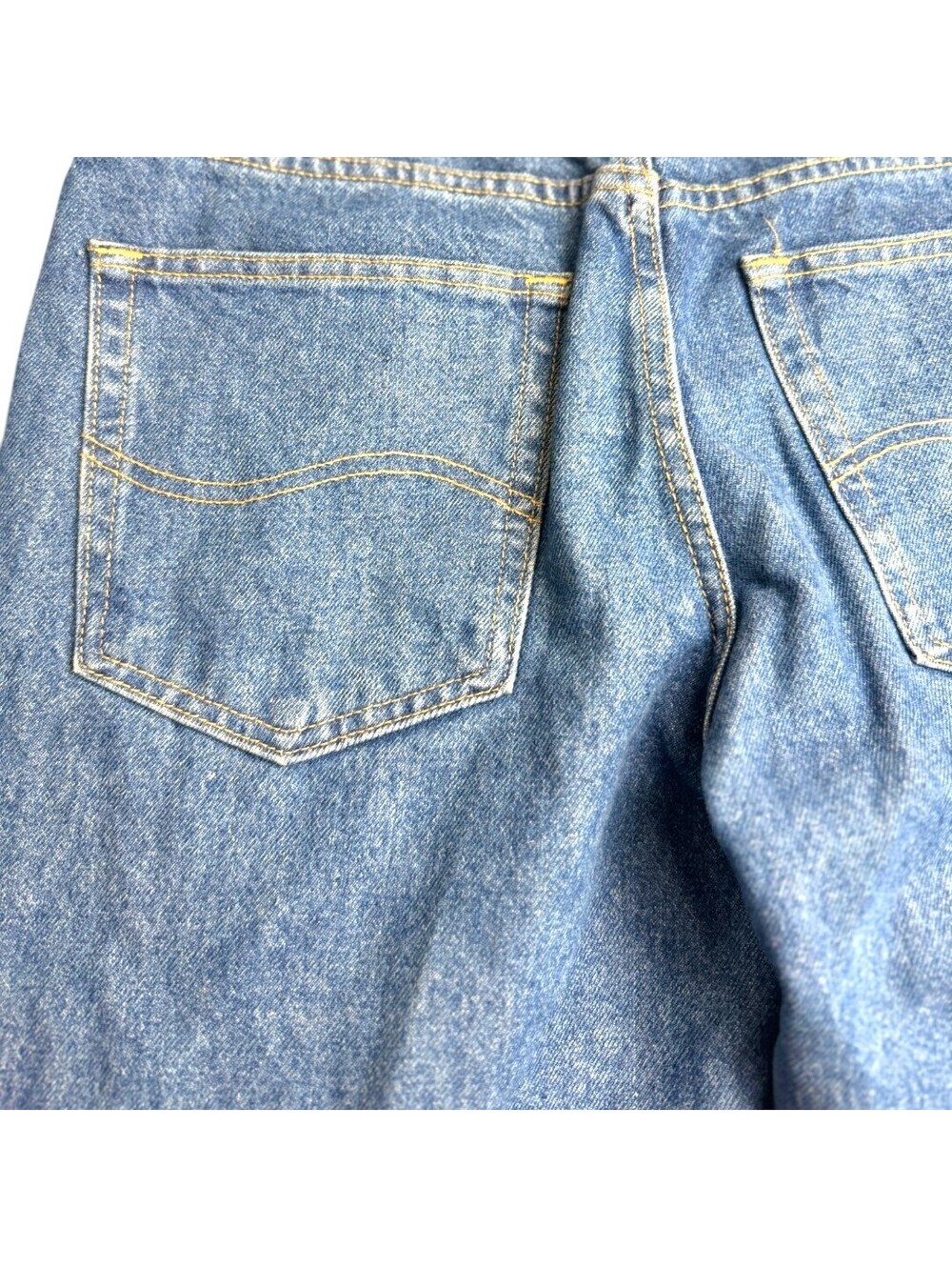 🫂 Lee Jeans 32x30 Blue Wash Runs Big Fits 34 - Picture 6 of 8
